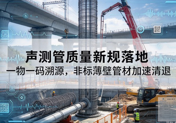 乌拉特中旗声测管质量新规落地，一物一码溯源，非标薄壁管材加速清退